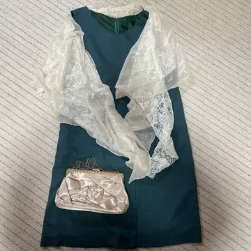 포멀 드레스 결혼식 백 가방 숄