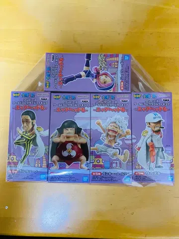 원피스 월드 컬렉터블 피규어 에그헤드6 5종 컴프