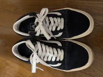 VANS 네이비 스웨이드 스니커즈