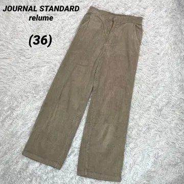 저널 스탠다드 리룸 코듀로이 팬츠 베이지 36 가을/겨울/봄 면