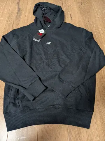 New Balance 뉴발란스 블랙 후드티 MT31502 XL