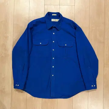 STJOHNSBAY 세인트 존스 베이 샤무아 크로스 로얄 블루 단색