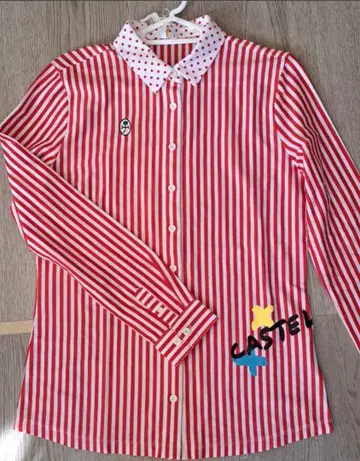 새상품 까스텔바작 골프 스트라이프 40 M 면 100 긴팔