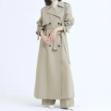 24AW anuans 울 개버딘 트렌치코트 S