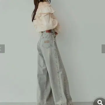 chico 루즈 와이드 데님