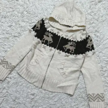 [ c6924 ] 니트 스웨터 긴팔 아이보리