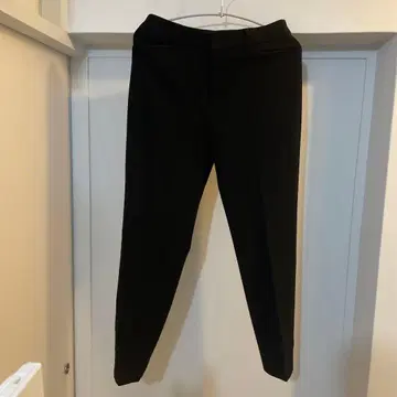 INDIVI 울 슬랙스 팬츠 블랙