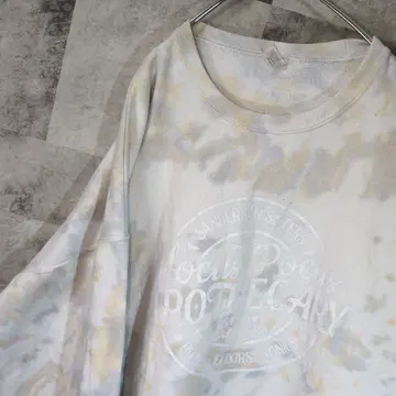 저지 맨투맨 트레이닝복 그레이 x 베이지 타이다이 A24,20