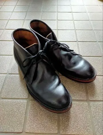 Danner 가죽 처카 부츠 블랙