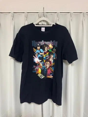 하루카미라이 할리우드 T셔츠 블랙 L