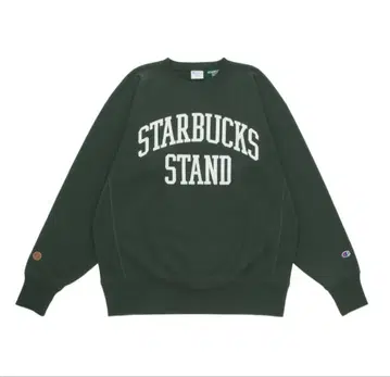 스타벅스 x 빔즈 챔피온 리버스 위브 맨투맨 S사이즈