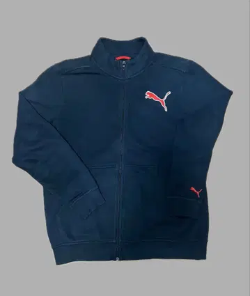 푸마 네이비 집업 저지