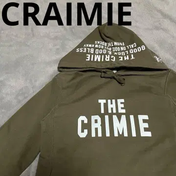 [ 새상품급 ] CRIMIE 후드티 풀오버 올리브/카키 L