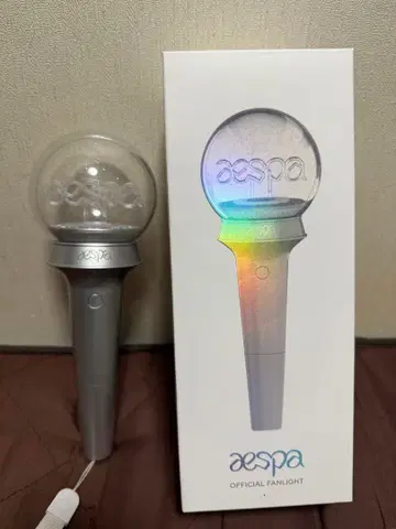 aespa 공식 응원봉 포토 카드 포함