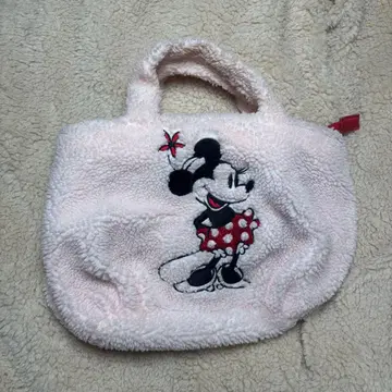 미니 마우스 보아 핸드백 핑크