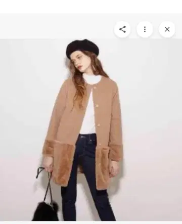 [ 새상품 ] 노카라 자켓 베이지