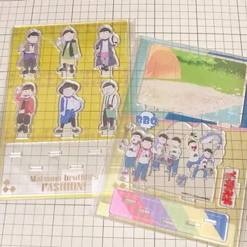 오소마츠 6쌍둥이 아크릴 스탠드 2개 세트