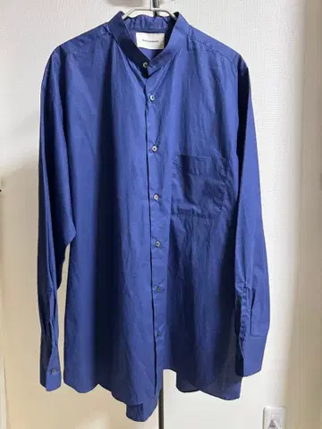 MARKAWARE/마카웨어 코튼 밴드 카라 셔츠