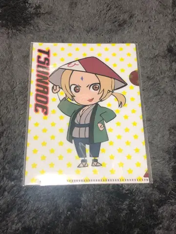 NARUTO DVD 특전 치비나루 미니 클리어 파일 센쥬 츠나데