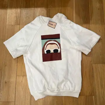 완판 plan c 플랜씨 프린트 반팔 맨투맨