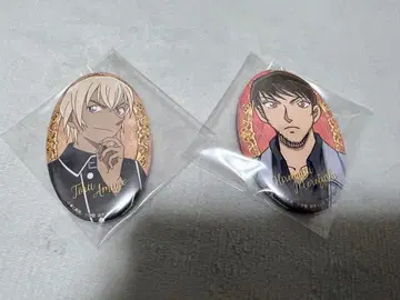 명탐정 코난 후루야 레이 모로후시 히로미츠 캔뱃지