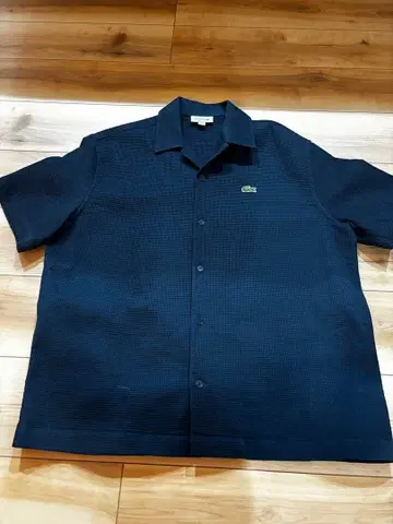 LACOSTE 릴랙스핏 피케 셔츠 US M 사이즈 다크 블루