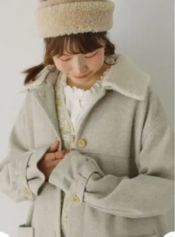 사만사 모스모스 미들 기장 코트