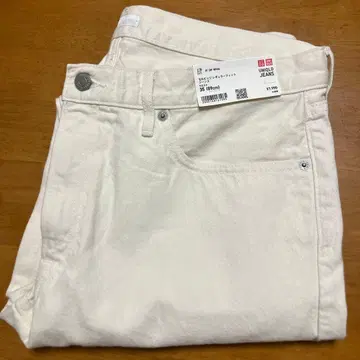 [ 미사용 새상품 ] UNIQLO 셀비지 레귤러 핏 35(89cm)