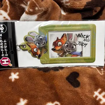 주토피아 Happy 복권 닉 & 주디 카드 홀더 & 카드 세트