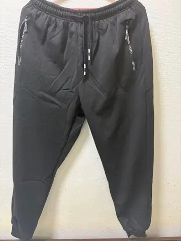 블랙 조거 팬츠