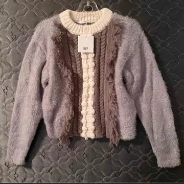 SLY 샤기 니트 그레이