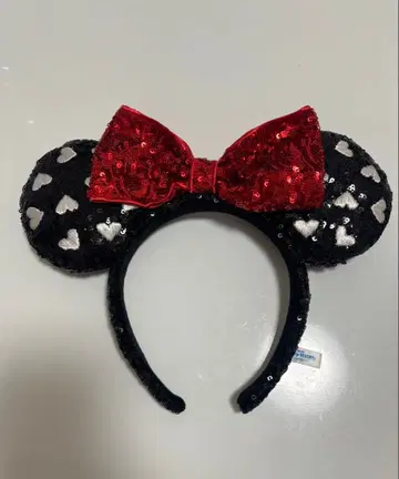 디즈니 하트 무늬 머리띠