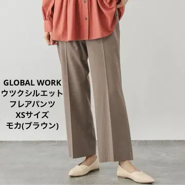 [ 금기 ] GLOBAL WORK 우츠쿠 실루엣 플레어 팬츠