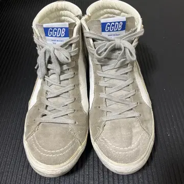 GOLDEN GOOSE GGB-SLIDE 그레이/화이트 스니커즈