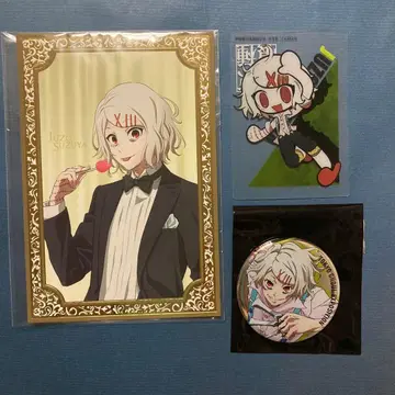 도쿄 구울 스즈야 쥬조 (엽서 클리어 카드 캔뱃지) 세트