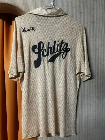 king loule 구제 의류 Schlitz 피케 셔츠 Bob 볼링 셔츠