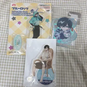 블루 록 이토시 린 아크릴 스탠드 3개 세트