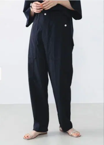 네이비 캐주얼 팬츠 사이즈 38