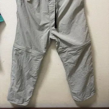 그레이 워크 팬츠 허리밴딩