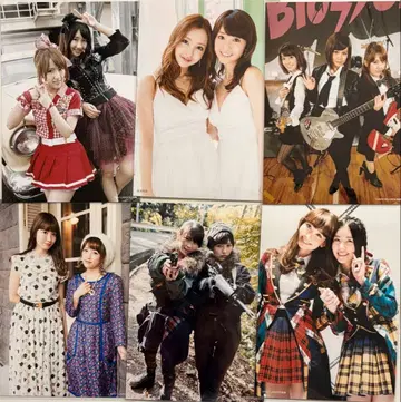 AKB48 매장 특전 브로마이드 페어 샷 6장