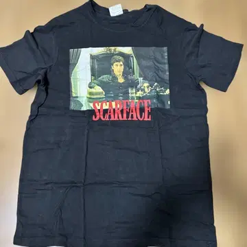 SCARFACE T셔츠 블랙 구제 의류
