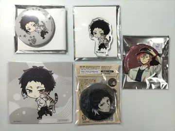 문호 스트레이독스 아쿠타가와 나카하라 캔뱃지 아크릴 스탠드 코스터 세트