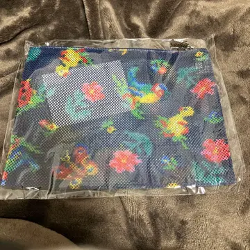 페이러 하이디 메쉬 파우치 15 x 20 네이비 미사용 새상품