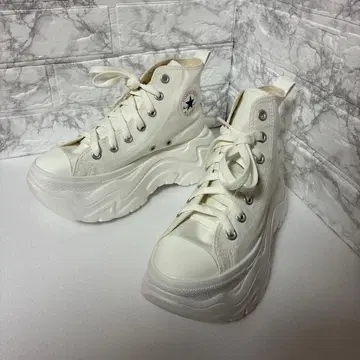 통굽/경량 컨버스 올스타 시티하이크 화이트 23.0cm