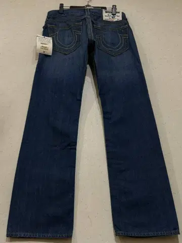 트루 릴리전 STRAIGHT 3 스티치 데님 팬츠 인디고