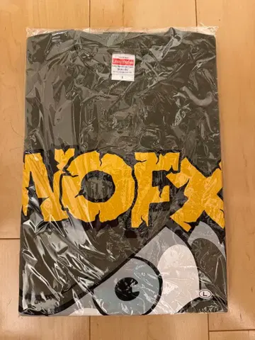 NOFX 파이널 투어 T셔츠 L 사이즈 올리브 그린