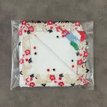 치카자와 레이스 손수건 도시코이 일본