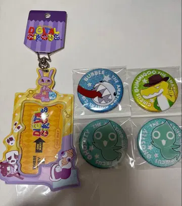 어메이징 디지털 서커스 PVC 패스 케이스 캔뱃지 잭스