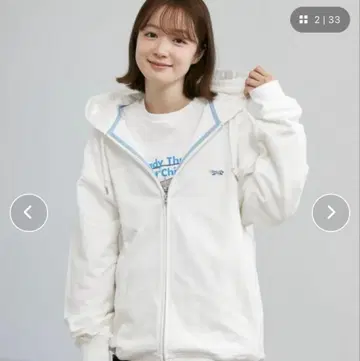 Penneys 별주 클리어 코튼 집업 후드티