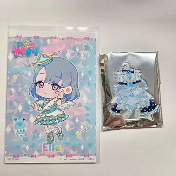 아이프리 엘 트레이딩 코디 아크릴 키링 특전 엽서